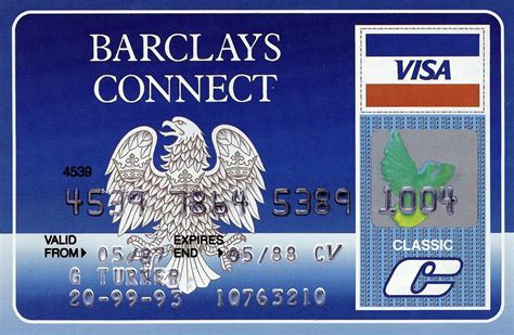 barclays Connect Debit Card 1987 | Banking, Childhood memories, History