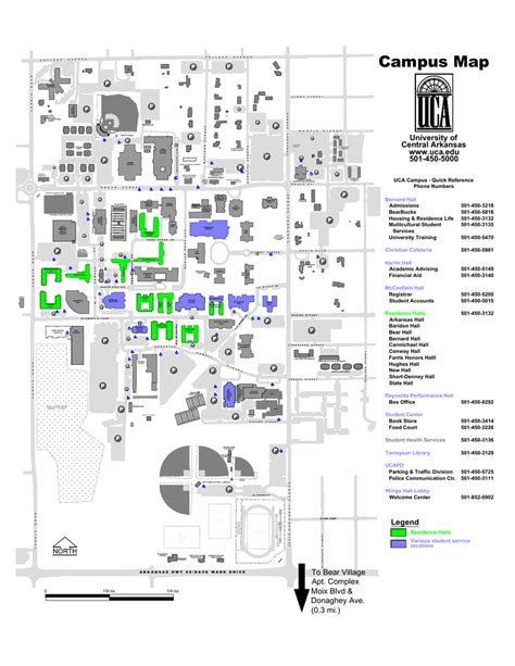 Uca Conway Campus Map