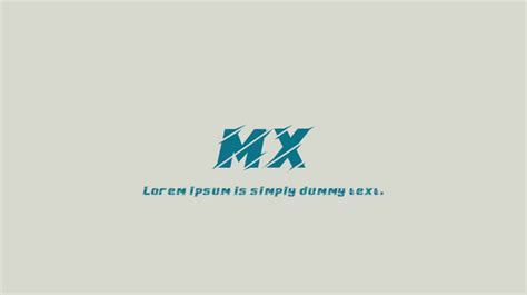 MX Font : Download Free for Desktop & Webfont