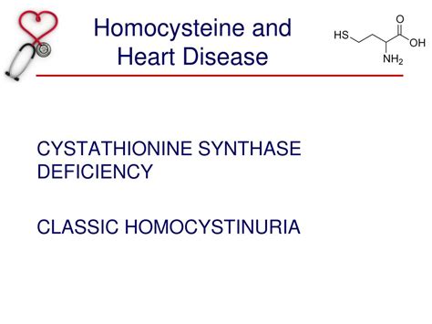 PPT - Plasma Homocysteine and Coronary Heart Disease PowerPoint ...