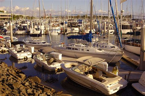 Free photo: Boats in the Marina - Blue, Tranquil, Sea - Free Download - Jooinn