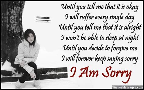 I Am Sorry Poems for Boyfriend: Apology Poems for Him – WishesMessages.com