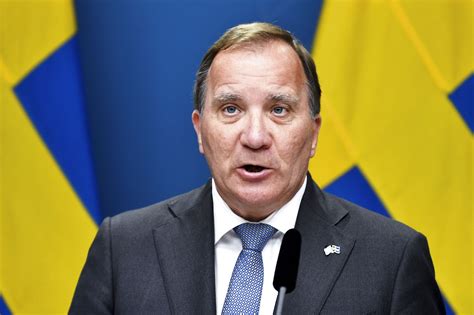 Sveriges statsminister går af