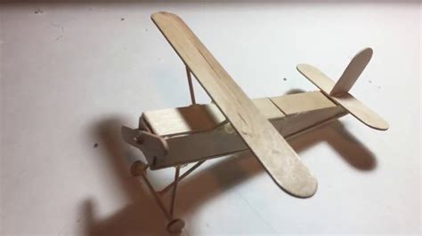 Airplane Craft Popsicle Sticks