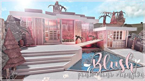 BLOXBURG: Blush Pink Mini Mansion | speedbuild ♡ - YouTube | Small house design plans, Tiny ...