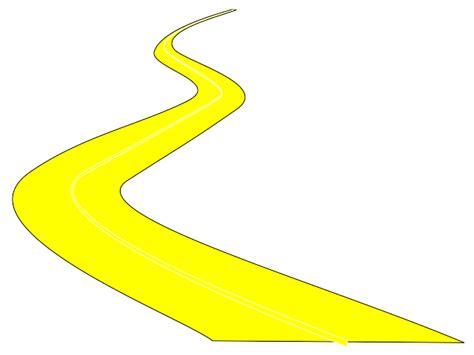 Curved Road clip art - vector clip art online, royalty free ... - ClipArt Best - ClipArt Best