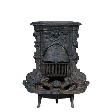 French Cast Iron Stove - The Antique Fireplace Bank