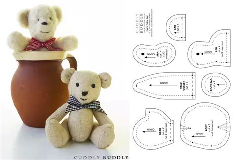 Teddy Bear Sewing Pattern Free Printable