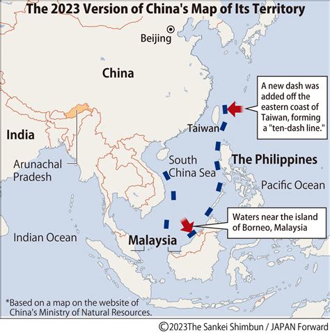 China's New 'Ten-Dash Line' Map Infuriates Asian Neighbors | JAPAN Forward