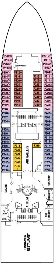 Ventura Deck plan & cabin plan