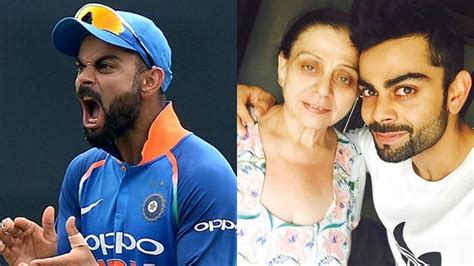 Virat Kohli Mother Photo