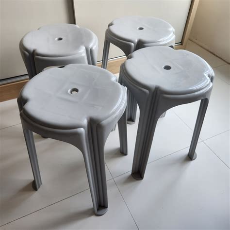 Plastic stool/chair, Furniture & Home Living, Furniture, Chairs on ...