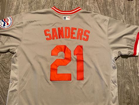 Deion Sanders Cincinnati Reds Baseball Jersey | SidelineSwap