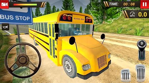 Offroad School Bus Driving Simulator 2019 || School Bus Racing Game ...