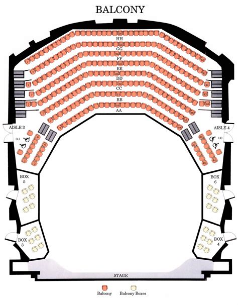 Seating Charts - North Shore Center For The Performing Arts