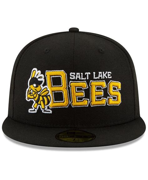 New Era Salt Lake Bees League Patch 59Fifty Fitted Hat