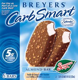 On Second Scoop: Ice Cream Reviews: Breyer's Vanilla & Almond Light Ice Cream Bar