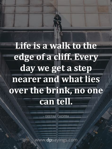 45 Living On The Edge Quotes To Make You Fearless - DP Sayings