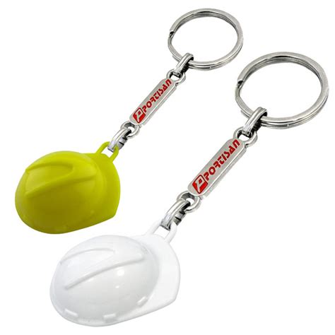 Plastic Hard Hat Keychain | Logo Printed | Promotional Keychain - Promotion Every Where