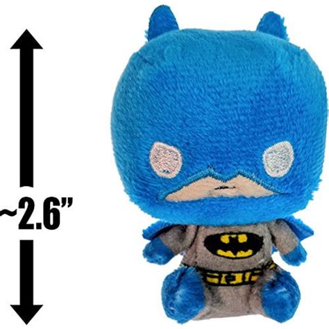 Funko Batman [Blue Batsuit]: ~2.6" Batman x Mystery Minis Plushies Mini ...