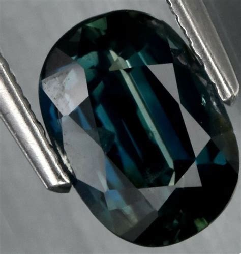 Deep Blue/Green Sapphire - 1.22 ct - Catawiki