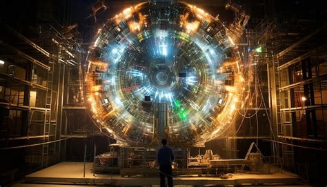 Premium AI Image | god particle cern testing