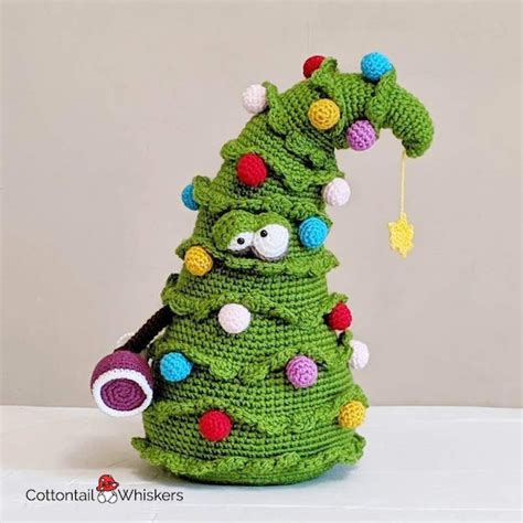 Crochet Christmas Tree Doorstop PDF PATTERN ONLY Xmas - Etsy Canada