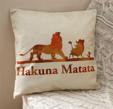 Lion King Inspired Quote hakuna Matata Throw - Etsy