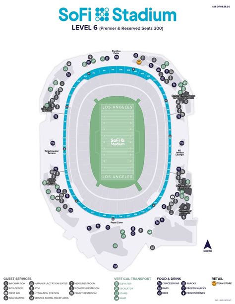 SoFi Stadium Seating Chart 2023 - SeatGraph