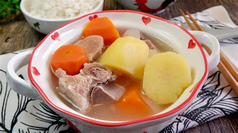 This is the Easiest Chinese Soup Ever! ABC Soup 马铃薯红萝卜排骨汤 Pork Rib Soup ...