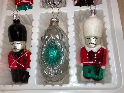 6 Vintage German Ornaments German Nutcracker Ornaments Old - Etsy