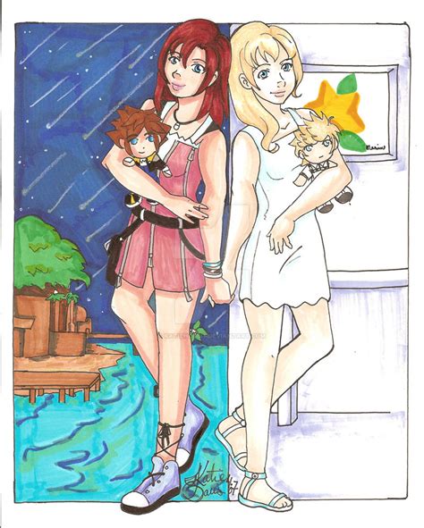 Kairi and Namine by KatieHobbit on DeviantArt