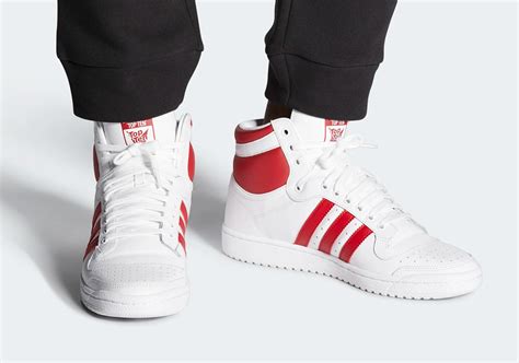 adidas Top Ten Hi White Red EF2359 - Release Info | SneakerNews.com