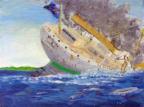 Sinking of the Britannic 2 by rhill555 on DeviantArt