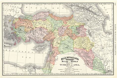 Map of Turkey in Asia. (Asia Minor).: Geographicus Rare Antique Maps