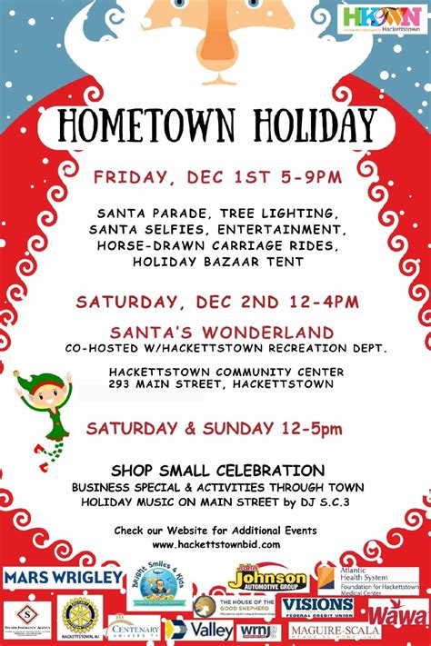 Hackettstown’s Hometown Holiday December 1st & 2nd | Inside Warren