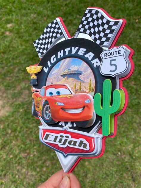 Cars Cake Topper / Cars Movie Cake Topper / Personalized Cake - Etsy