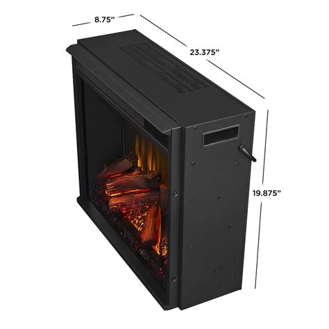 Real Flame 23.375'' W Electric Fireplace Insert & Reviews | Wayfair