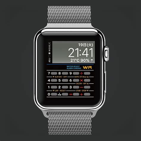 apple watch face like a casio data bank style :: Behance