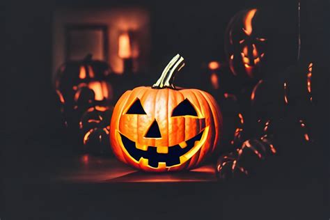 Halloween October Night Lantern Horror Spooky Pumpkin Image Free Photo