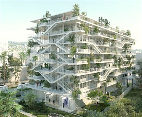 French architects unveil plans for bio-climatic ‘inside-out’ office building Nicolas Laisné ...