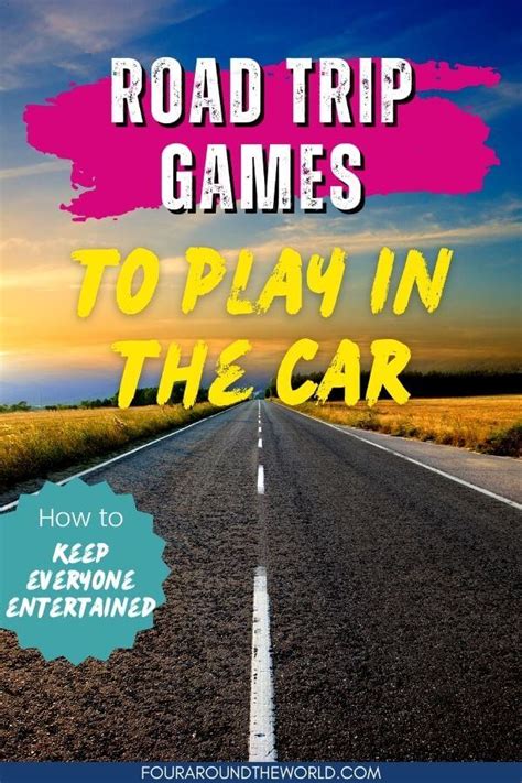 20+ Fun Family Road Trip Games To Play In The Car