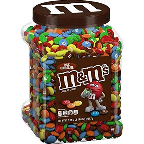 M&M'S Milk Candies Jar, Limited Edition, Chocolate, 62 Ounce - Walmart.com - Walmart.com