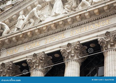 New York Stock Exchange Building in Manhattan - USA - United Sta ...