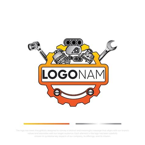 Premium Vector | Mechanical tools illustration logo design