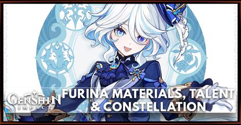 Genshin Impact Furina Materials, Talent, & Constellation