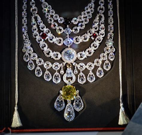 The Patiala Necklace was a necklace created by the House of Cartier in 1928. It was made for and ...