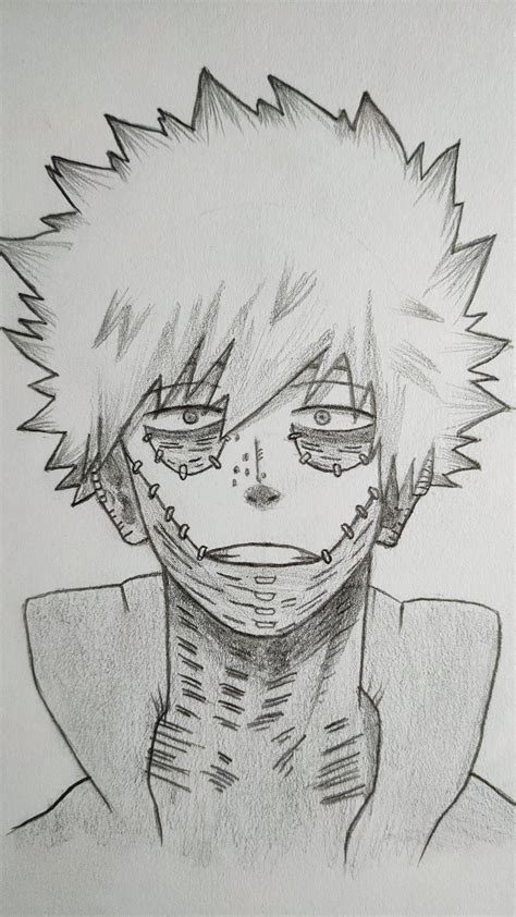 Dabi drawing from my hero academia em 2023 | Tutoriais de desenho anime ...