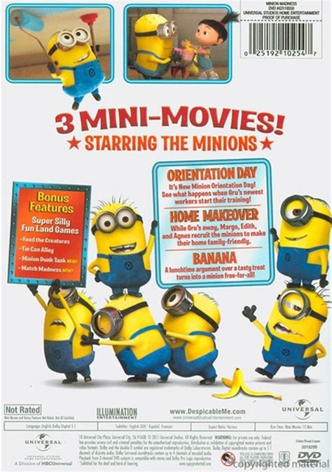 Despicable Me Presents: Minion Madness (DVD 2010) | DVD Empire