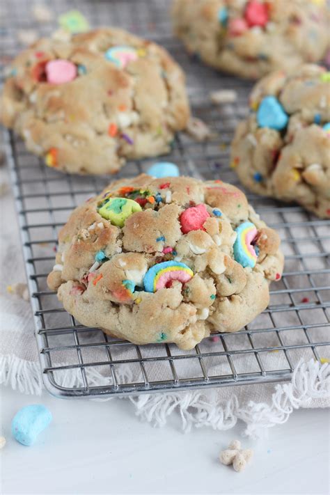 Lucky Charms Cookies - Baking with Blondie